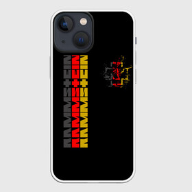 Чехол для iPhone 13 mini с принтом RAMMSTEIN в Новосибирске,  |  | amerika | art | germany | logo | rammstein | rock | till lindemann | арт | германия | группа | логотип | музыка | немецкая группа | немцы | песня | раммштайн | рамштайн | рок