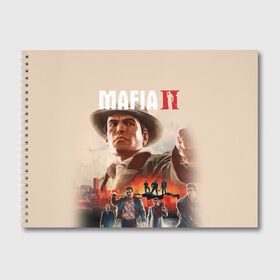 Альбом для рисования с принтом Mafia II в Новосибирске, 100% бумага
 | матовая бумага, плотность 200 мг. | Тематика изображения на принте: definitive edition | mafia | mafia ii | вито скалетта | генри томасино | джо барбаро | лео галанте | мафия | мафия 2 | томас анджело | франческа | фрэнк винчи | эдди скарпа