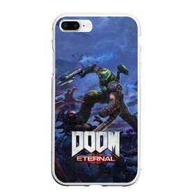 Чехол для iPhone 7Plus/8 Plus матовый с принтом Doom Eternal The Ancient Gods в Новосибирске, Силикон | Область печати: задняя сторона чехла, без боковых панелей | Тематика изображения на принте: demon | dlc | doom | doom slayer | doomguy | eternal | games | the ancient gods | демон | древние боги | дум | игры | палач рока