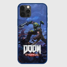 Чехол для iPhone 12 Pro с принтом Doom Eternal The Ancient Gods в Новосибирске, силикон | область печати: задняя сторона чехла, без боковых панелей | Тематика изображения на принте: demon | dlc | doom | doom slayer | doomguy | eternal | games | the ancient gods | демон | древние боги | дум | игры | палач рока