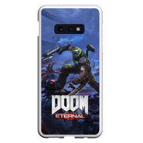 Чехол для Samsung S10E с принтом Doom Eternal The Ancient Gods в Новосибирске, Силикон | Область печати: задняя сторона чехла, без боковых панелей | Тематика изображения на принте: demon | dlc | doom | doom slayer | doomguy | eternal | games | the ancient gods | демон | древние боги | дум | игры | палач рока