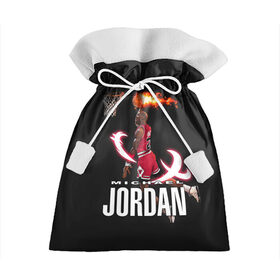Подарочный 3D мешок с принтом MICHAEL JORDAN в Новосибирске, 100% полиэстер | Размер: 29*39 см | Тематика изображения на принте: jordan | michael | michael jordan | nba | баскетбол | баскетболист | джордан | защитник | майкл | майкл джордан | нба
