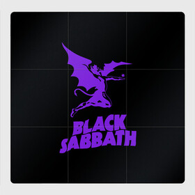 Магнитный плакат 3Х3 с принтом Black Sabbath в Новосибирске, Полимерный материал с магнитным слоем | 9 деталей размером 9*9 см | Тематика изображения на принте: black sabbath | hard rock | heavy metal | блэк сабат | группы | метал | музыка | оззи осборн | рок | хард рок | хэви метал