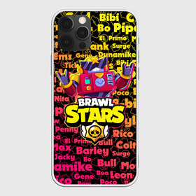 Чехол для iPhone 12 Pro Max с принтом Brawl Stars Surge в Новосибирске, Силикон |  | 8 bit | brawl | bull | carl | colt | crow | darryl | dinamike | game | leon | max | piper | poco | sandy | spike | stars | surge | бравл | бравлер | бравлеры | ворон | игра | леон | персонаж | спайк | старз | старс