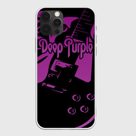 Чехол для iPhone 12 Pro с принтом Deep Purple в Новосибирске, силикон | область печати: задняя сторона чехла, без боковых панелей | deep purple | whoosh | дэвид ковердейл | иэн гиллан | метал | ричи блэкмор | роджер гловер | рок | свист | хард | хэви