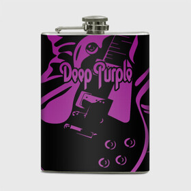 Фляга с принтом Deep Purple в Новосибирске, металлический корпус | емкость 0,22 л, размер 125 х 94 мм. Виниловая наклейка запечатывается полностью | deep purple | whoosh | дэвид ковердейл | иэн гиллан | метал | ричи блэкмор | роджер гловер | рок | свист | хард | хэви