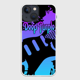 Чехол для iPhone 13 mini с принтом Deep Purple в Новосибирске,  |  | deep purple | whoosh | дэвид ковердейл | иэн гиллан | метал | ричи блэкмор | роджер гловер | рок | свист | хард | хэви
