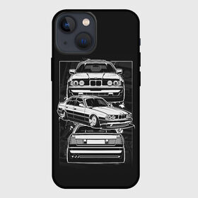 Чехол для iPhone 13 mini с принтом BMW в Новосибирске,  |  | Тематика изображения на принте: auto | bmw | car | e | e34 | germany | m | m5 | series | x | авто | автомобиль | бмв | бнв | германия | машина