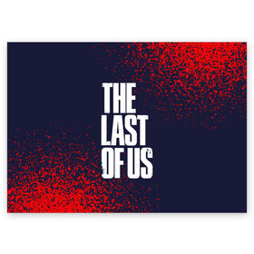 Поздравительная открытка с принтом THE LAST OF US / ОДНИ ИЗ НАС в Новосибирске, 100% бумага | плотность бумаги 280 г/м2, матовая, на обратной стороне линовка и место для марки
 | last | logo | the | the last of us | the last of us 2 | thelastofus | thelastofus 2 | tlou2 | zombie | джоэл | зе ласт оф ас | зеластофас | зеластофас 2 | зомби | лого | логотип | логотипы | символ | символы | элли