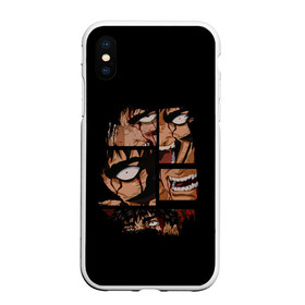 Чехол для iPhone XS Max матовый с принтом Берсерк в Новосибирске, Силикон | Область печати: задняя сторона чехла, без боковых панелей | anime | berserk | аниме | берсерк | глаза | гнев | злой | зубы | манга | персонаж