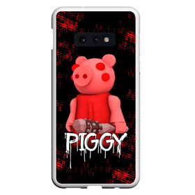 Чехол для Samsung S10E с принтом ROBLOX PIGGY - СВИНКА ПИГГИ в Новосибирске, Силикон | Область печати: задняя сторона чехла, без боковых панелей | pig | piggy | roblox | игра | компьютерная игра | логотип | онлайн | онлайн игра | пигги | поросенок | роблакс | роблокс | свинка | свинья