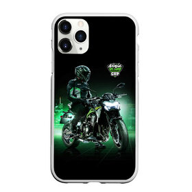 Чехол для iPhone 11 Pro матовый с принтом Kawasaki Ninja Cup в Новосибирске, Силикон |  | Тематика изображения на принте: cup | helmet | japan | kawasaki | motorcycle | night | ninja | racer | гонщик | кубок | мотоцикл | ночь | шлем | япония