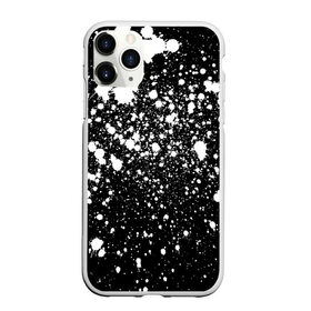 Чехол для iPhone 11 Pro матовый с принтом Белая краска в Новосибирске, Силикон |  | casual | pattern | snow | winter | акварельные | брызги | зима | краски | круги | крутые | мазки | маляр | модные | мужские | ночь | паттерн | популярные | пятна | пятнистый | снег | снегопад | снежинки | текстура