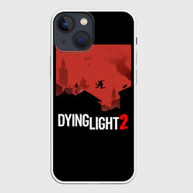 Чехол для iPhone 13 mini с принтом Dying Light 2 в Новосибирске,  |  | 2 | 2021 | dying light | light | logo | techland | игра | красный | кровь | лого | логотип