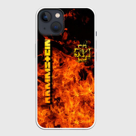 Чехол для iPhone 13 с принтом RAMMSTEIN в Новосибирске,  |  | amerika | art | germany | logo | rammstein | rock | till lindemann | арт | германия | группа | логотип | музыка | немецкая группа | немцы | песня | раммштайн | рамштайн | рок