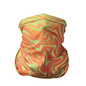 Бандана-труба 3D с принтом Цветные разводы. в Новосибирске, 100% полиэстер, ткань с особыми свойствами — Activecool | плотность 150‒180 г/м2; хорошо тянется, но сохраняет форму | абстракция | волны | желтый | кляксы | оранжевый | пятна | салатовый | цветные разводы