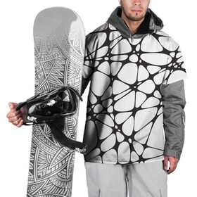Накидка на куртку 3D с принтом Абстракция Паутинная в Новосибирске, 100% полиэстер |  | abstract | cobweb | intersection | line | net | web | абстракция | линия | паутина | паутинка | пересечения