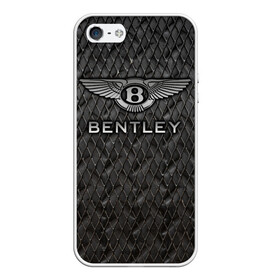 Чехол для iPhone 5/5S матовый с принтом Bentley в Новосибирске, Силикон | Область печати: задняя сторона чехла, без боковых панелей | bentayga | bentley flying spur | cayenne | continental gt | doug demuro | бентли | внедорожник | тайкан | тест драйв | турбо