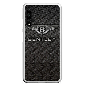 Чехол для Honor 20 с принтом Bentley в Новосибирске, Силикон | Область печати: задняя сторона чехла, без боковых панелей | bentayga | bentley flying spur | cayenne | continental gt | doug demuro | бентли | внедорожник | тайкан | тест драйв | турбо