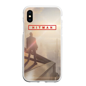 Чехол для iPhone XS Max матовый с принтом Hitman 3 в Новосибирске, Силикон | Область печати: задняя сторона чехла, без боковых панелей | game | gamer | games | hitman | hitmen | hitmon | killer | stealth | игра | игры | хитман | хитмен