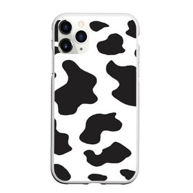 Чехол для iPhone 11 Pro Max матовый с принтом COW PRINT в Новосибирске, Силикон |  | Тематика изображения на принте: animals | cow | cow print | корова | коровий принт