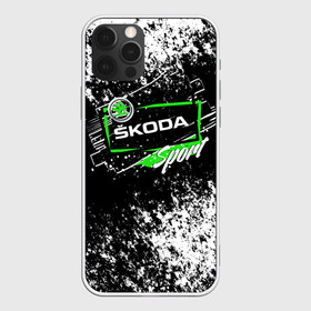 Чехол для iPhone 12 Pro Max с принтом SKODA SPORT в Новосибирске, Силикон |  | auto | autosport | avto | car | race | road | skoda | sport | street racing | авто | автоспорт | гонки | дорога | марка | машина | спорт | тачка | трасса | шкода