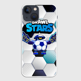 Чехол для iPhone 13 mini с принтом Mascot Darryl Талисман brawl stars в Новосибирске,  |  | brawl | brawl stars | brawlstars | brawl_stars | jessie | mascot darryl | бравл | бравлстарс | дэрил | маскот | мяч | футбол | футбольный мяч