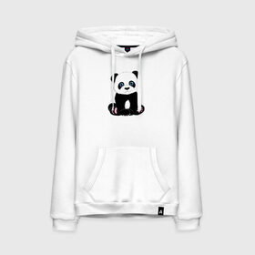 Мужская толстовка с принтом Милая пандочка в Новосибирске, френч-терри, мягкий теплый начес внутри (100% хлопок) | карман-кенгуру, эластичные манжеты и нижняя кромка, капюшон с подкладом и шнурком | маленькая панда | милая панда | милая пандочка | мультяшная панда | мультяшная пандочка | панда | панда арт | панда милашка | панда мульт | панда нарисована | панда рисунок | пандочка