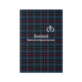 Обложка для паспорта матовая кожа с принтом Шотландия в Новосибирске, натуральная матовая кожа | размер 19,3 х 13,7 см; прозрачные пластиковые крепления | england | scotland | англия | великобритания | волынка | девиз | килт | клан | клетка | королевство | шотландия | шотландка