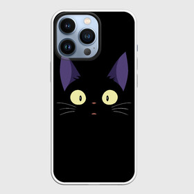 Чехол для iPhone 13 Pro с принтом Дзи Дзи в Новосибирске,  |  | Тематика изображения на принте: cat | delivery | ji | jiji | kikis | service | totoro | ведьмина | дзи | дзидзи | доставки | кики | кот | котенок | котик | кэт | миядзаки | служба | тоторо | хаяо | черный