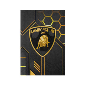 Обложка для паспорта матовая кожа с принтом Lamborghini в Новосибирске, натуральная матовая кожа | размер 19,3 х 13,7 см; прозрачные пластиковые крепления | aventador | centenario | countach | lamborghini huracan | performante | sian | urus | veneno | ламба | ламборгини | ламборджини | челлендж
