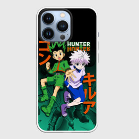 Чехол для iPhone 13 Pro с принтом Хантер лого иероглифы в Новосибирске,  |  | anime | hunter x hunter | аниме | гон фрикс | манга | охотник х охотник | хантер хантер | хантеры