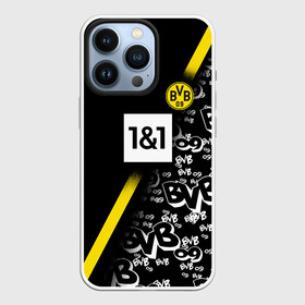Чехол для iPhone 13 Pro с принтом Dortmund 2020 2021 ФОРМА в Новосибирске,  |  | 09 | borussia | borussia dortmund | bvb | bvb 09 | dortmund | fc | football club | sport | боруссия | дортмунд | спортивные | униформа | фирменые цвета | фк | футбольный клуб