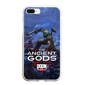 Чехол для iPhone 7Plus/8 Plus матовый с принтом Doom Eternal The Ancient Gods в Новосибирске, Силикон | Область печати: задняя сторона чехла, без боковых панелей | Тематика изображения на принте: demon | dlc | doom | doom slayer | doomguy | eternal | games | the ancient gods | демон | древние боги | дум | игры | палач рока