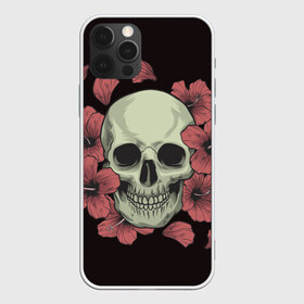 Чехол для iPhone 12 Pro Max с принтом Skull in red 2 в Новосибирске, Силикон |  | 