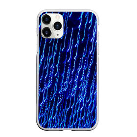 Чехол для iPhone 11 Pro Max матовый с принтом Neon rain в Новосибирске, Силикон |  | 3301 | 4800 | dpi | neon | rain | дождь | неон