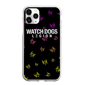 Чехол для iPhone 11 Pro Max матовый с принтом WATCH DOGS LEGION ВОТЧ ДОГС в Новосибирске, Силикон |  | dogs | game | games | glitch | hacker | legion | logo | ubisoft | watch | вотч | глитч | догс | игра | игры | легион | лого | логотип | символ | хакер | хакеру