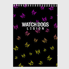 Скетчбук с принтом WATCH DOGS LEGION ВОТЧ ДОГС в Новосибирске, 100% бумага
 | 48 листов, плотность листов — 100 г/м2, плотность картонной обложки — 250 г/м2. Листы скреплены сверху удобной пружинной спиралью | dogs | game | games | glitch | hacker | legion | logo | ubisoft | watch | вотч | глитч | догс | игра | игры | легион | лого | логотип | символ | хакер | хакеру
