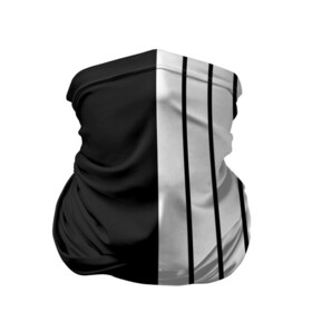 Бандана-труба 3D с принтом Dark knite в Новосибирске, 100% полиэстер, ткань с особыми свойствами — Activecool | плотность 150‒180 г/м2; хорошо тянется, но сохраняет форму | Тематика изображения на принте: artwork | dark knite | two face | линии | полоски