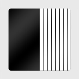 Магнит виниловый Квадрат с принтом Dark knite в Новосибирске, полимерный материал с магнитным слоем | размер 9*9 см, закругленные углы | Тематика изображения на принте: artwork | dark knite | two face | линии | полоски