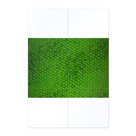 Магнитный плакат 2Х3 с принтом зелёная чешуя в Новосибирске, Полимерный материал с магнитным слоем | 6 деталей размером 9*9 см | чешуя | чешуя ящерицы