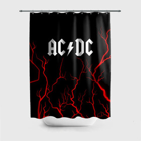 Штора 3D для ванной с принтом AC DС в Новосибирске, 100% полиэстер | плотность материала — 100 г/м2. Стандартный размер — 146 см х 180 см. По верхнему краю — пластиковые люверсы для креплений. В комплекте 10 пластиковых колец | ac dc | acdc | back to black | highway to hell | logo | music | rock | айси | айсидиси | диси | лого | логотип | молния | музыка | рок | символ | символика | символы | эйси | эйсидиси