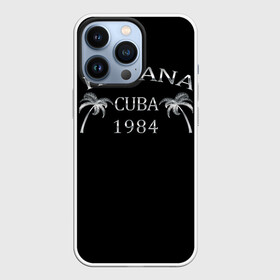 Чехол для iPhone 13 Pro с принтом Havana в Новосибирске,  |  | 1981 | 1984 | cuba | havana | гавана | закат | куба | пальма | потерялся | прикол | путишествие | путишествия | серебро | че гевара | чегевара | эрнесто
