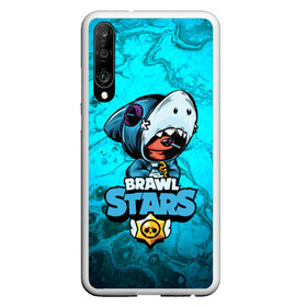 Чехол для Honor P30 с принтом BRAWL STARS LEON SHARK в Новосибирске, Силикон | Область печати: задняя сторона чехла, без боковых панелей | Тематика изображения на принте: brawl | brawl stars | brawlstars | crow | fire | flame | game | leon | loen | phoenix | shark | star | stars | акула | бравл | браво | вода | звезда | звезды | игра | леон | огонь | пламя | стар | старс | феникс