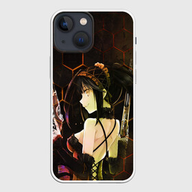 Чехол для iPhone 13 mini с принтом Куруми Токисаки в Новосибирске,  |  | date a live | tokisaki kurumi | куруми | куруми токисаки | рандеву с жизнью