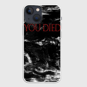 Чехол для iPhone 13 mini с принтом YOU DIED в Новосибирске,  |  | dark souls | dark souls iii | дарк солс | дарк соулс | темные души | черные души