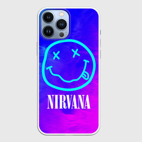 Чехол для iPhone 13 Pro Max с принтом NIRVANA   НИРВАНА в Новосибирске,  |  | band | cobain | face | kurt | logo | music | nirvana | rock | rocknroll | группа | кобейн | курт | лого | логотип | музыка | музыкальная | нирвана | рожица | рок | рокнролл | символ