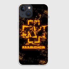 Чехол для iPhone 13 с принтом RAMMSTEIN в Новосибирске,  |  | amerika | art | germany | logo | rammstein | rock | till lindemann | арт | германия | группа | логотип | музыка | немецкая группа | немцы | песня | раммштайн | рамштайн | рок