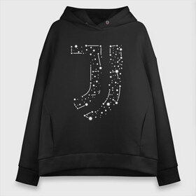 Женское худи Oversize хлопок с принтом Juventus All Stars (2021 22) в Новосибирске, френч-терри — 70% хлопок, 30% полиэстер. Мягкий теплый начес внутри —100% хлопок | боковые карманы, эластичные манжеты и нижняя кромка, капюшон на магнитной кнопке | 0x000000123 | juve | juventus | ronaldo | юве | ювентус