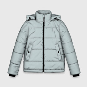 Зимняя куртка для мальчиков 3D с принтом Радуга v5 - голубой в Новосибирске, ткань верха — 100% полиэстер; подклад — 100% полиэстер, утеплитель — 100% полиэстер | длина ниже бедра, удлиненная спинка, воротник стойка и отстегивающийся капюшон. Есть боковые карманы с листочкой на кнопках, утяжки по низу изделия и внутренний карман на молнии. 

Предусмотрены светоотражающий принт на спинке, радужный светоотражающий элемент на пуллере молнии и на резинке для утяжки | Тематика изображения на принте: без дизайна | без картинки | одноцветные | серый | текстура